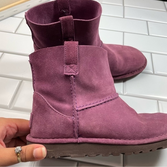 UGG Unlined Classic Mini PURPLE Treadlite BOOTS - Picture 9 of 14